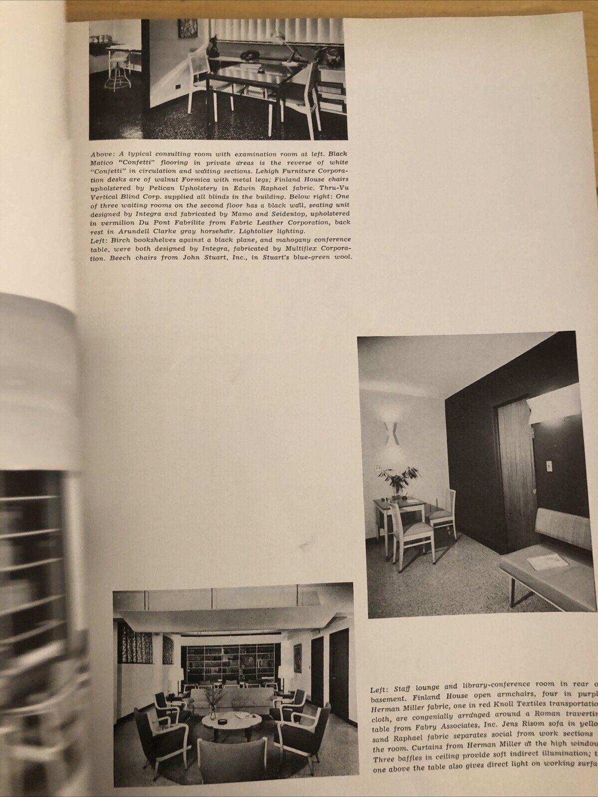 INTERIORS MAGAZINE JULY 1954 Olga Gueft - Interiors, design, architecture
