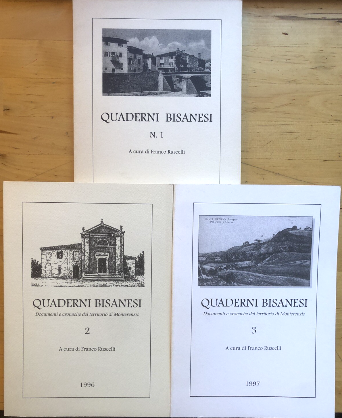 Quaderni Bisanesi - Monterenzio Bisano Bologna. Franco Ruscelli 3 voll. 1995