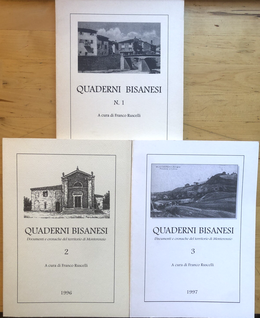 Quaderni Bisanesi - Monterenzio Bisano Bologna. Franco Ruscelli 3 voll. 1995