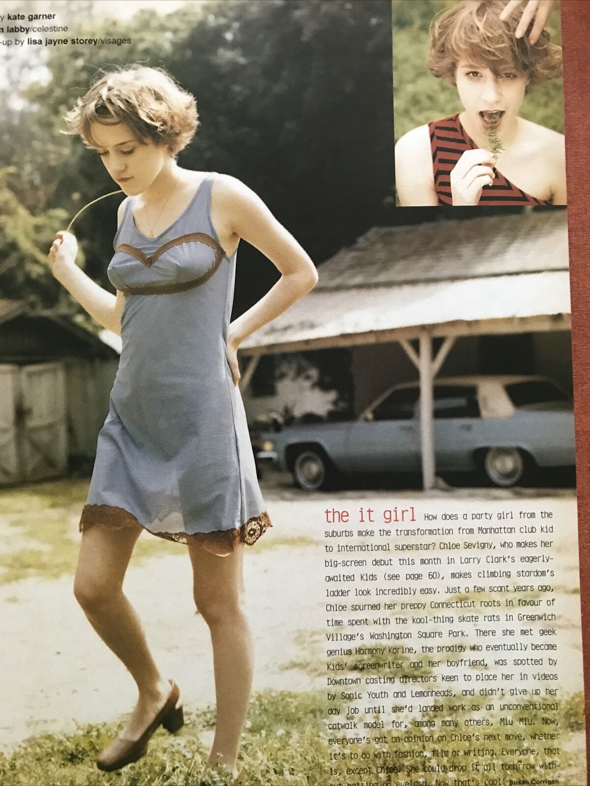 i-D Magazine The sound issue no. 152. GUINEVERE. May 1996