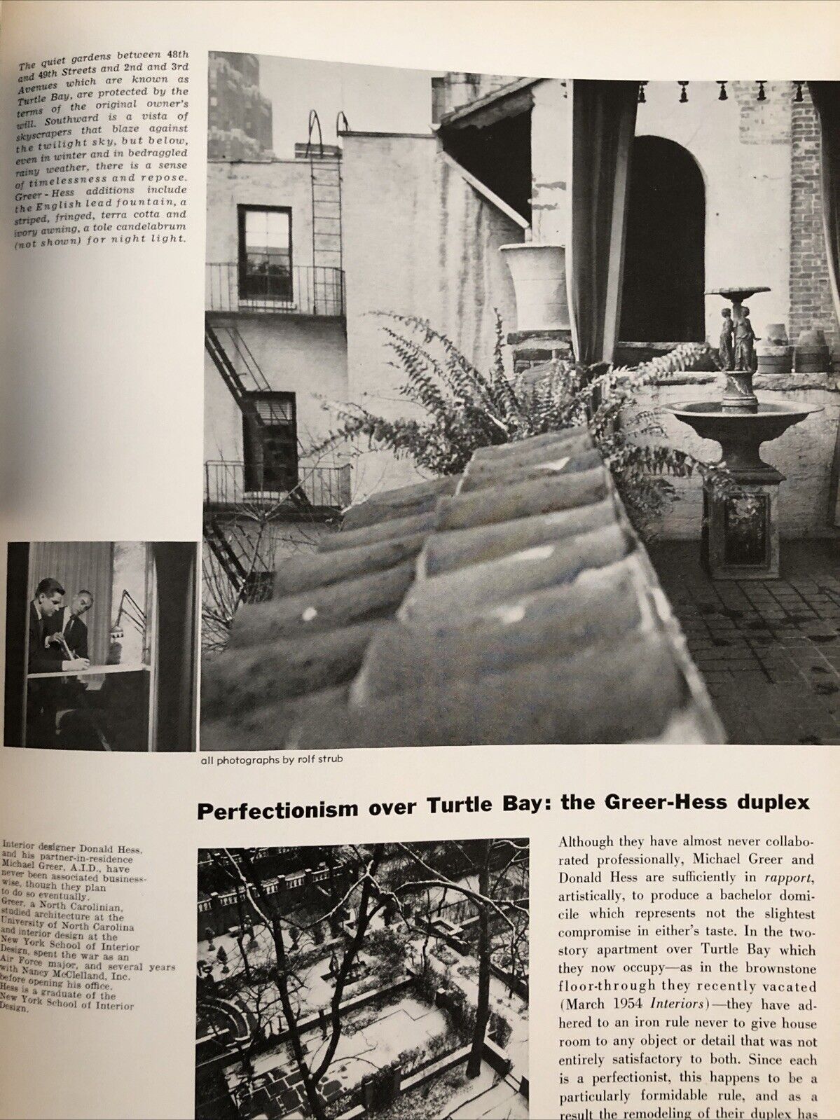 INTERIORS MAGAZINE MARCH 1957 Olga Gueft - Interiors, design, architecture.