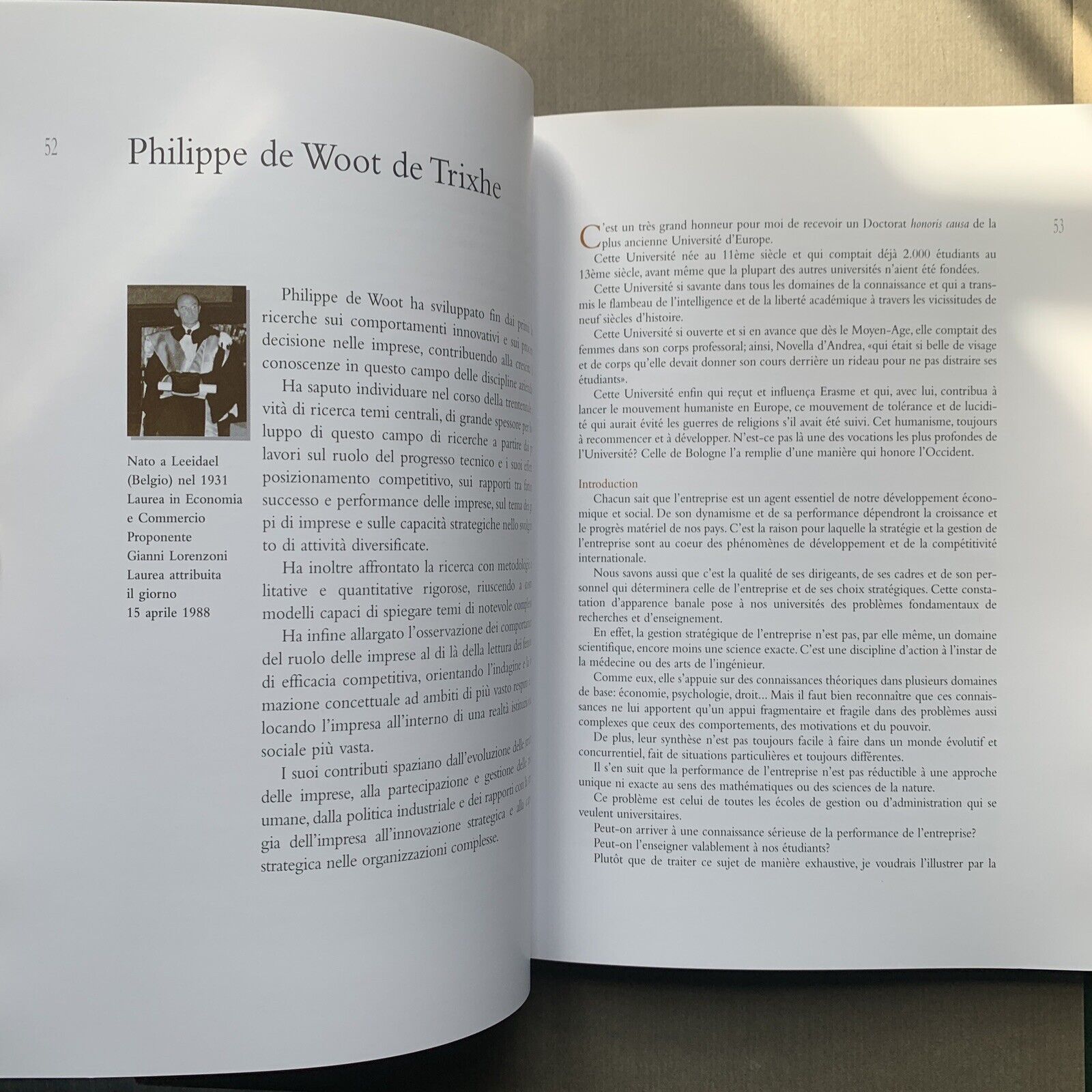 LAUREE HONORIS CAUSA DELL'UNIVERSITÀ DI BOLOGNA 1985 - 2000 ed. Compositori #