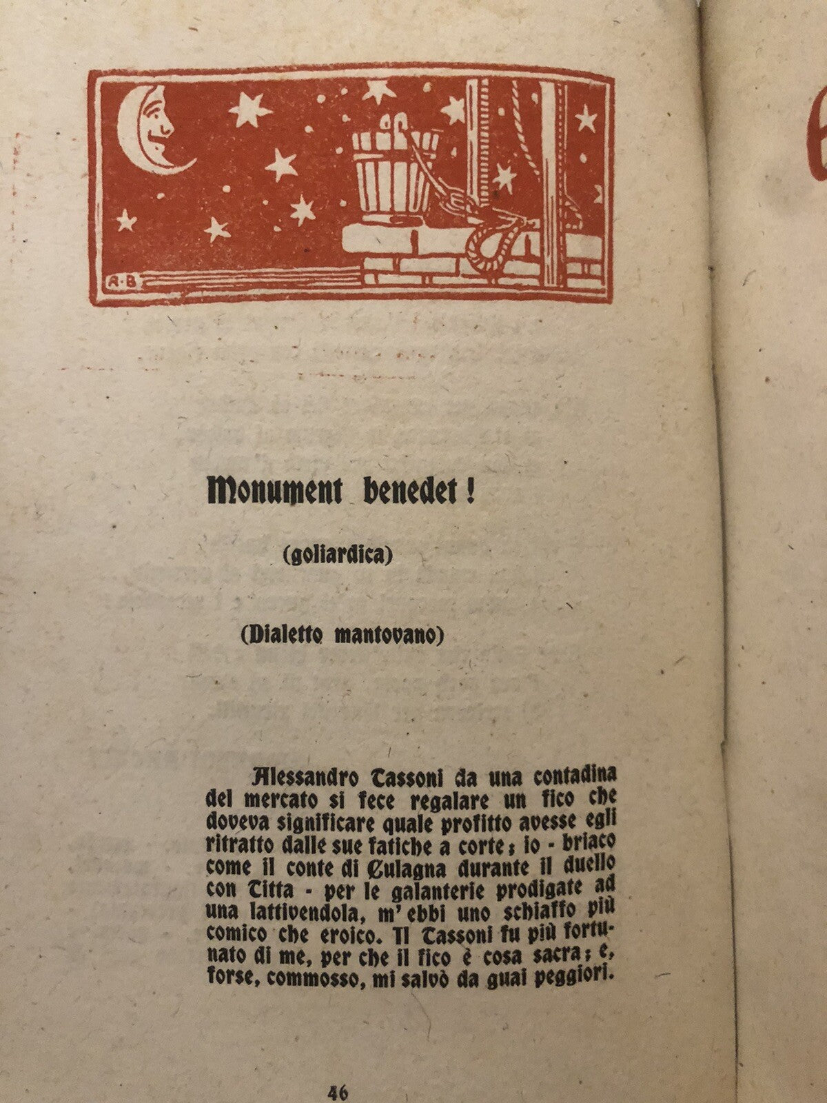 La Secchia, Olindo Guerrini, A. F. Formiggini editore. Garagnani 1908 - Tassone
