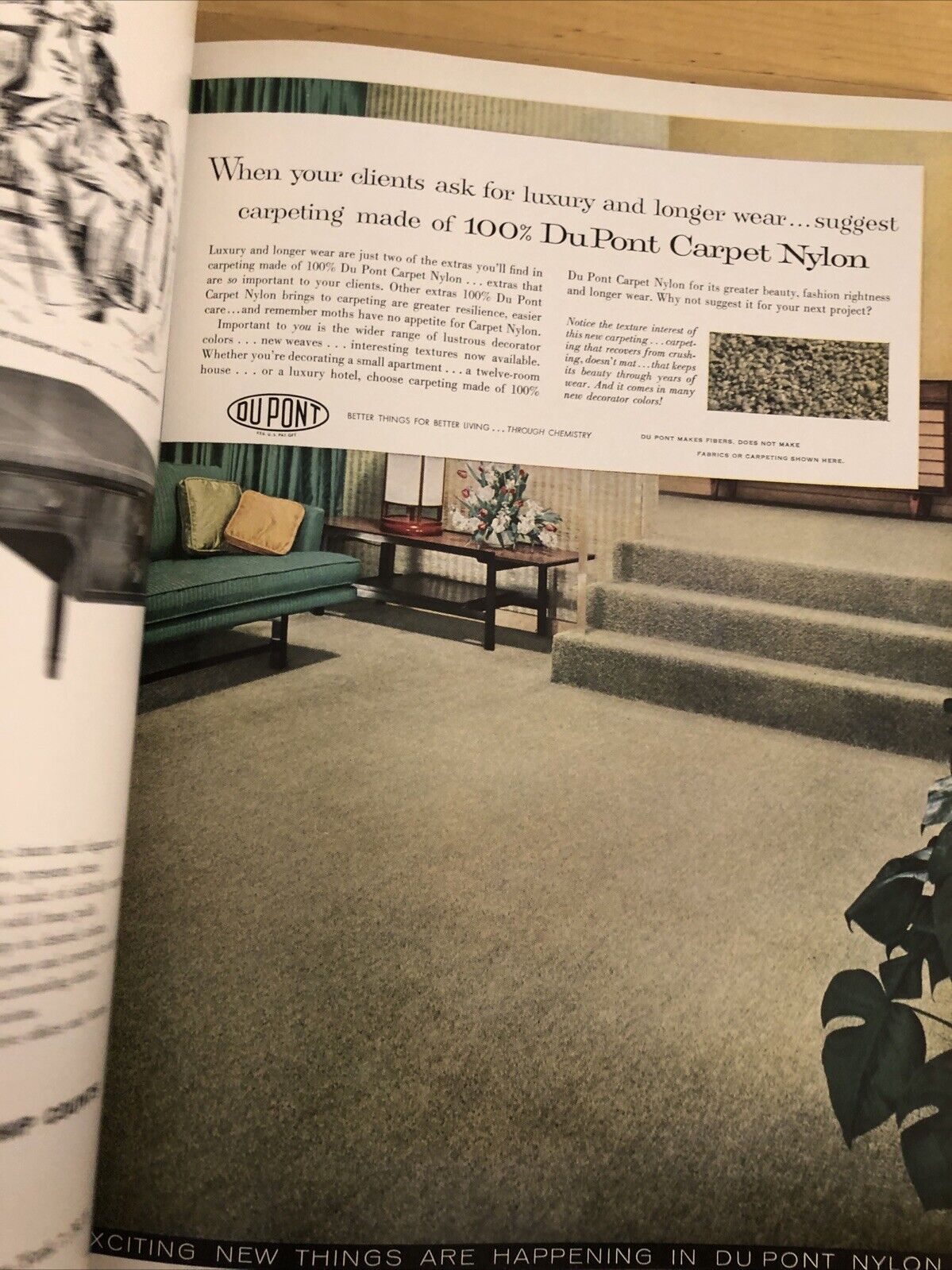 INTERIORS MAGAZINE APRIL 1957 Olga Gueft - Interiors, design, architecture