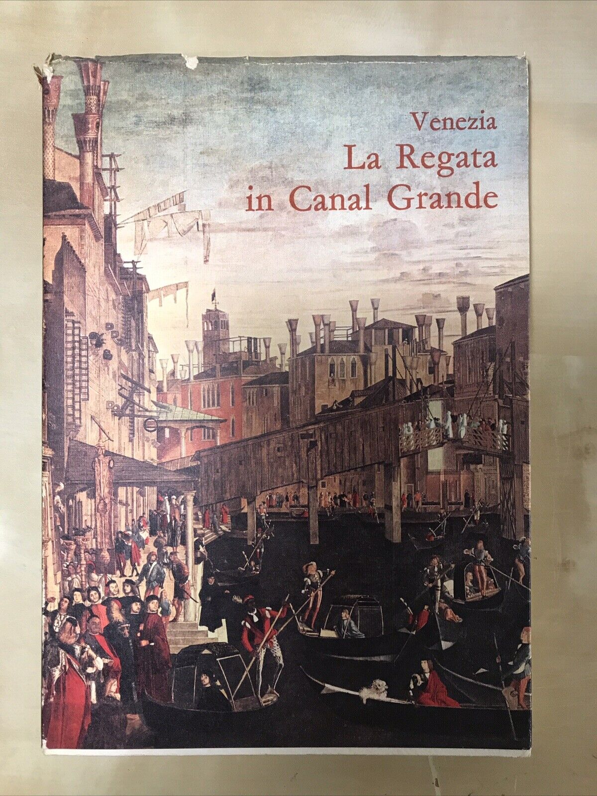 VENEZIA La Regata in Canal Grande, Composizione poetica in dialetto veneziano