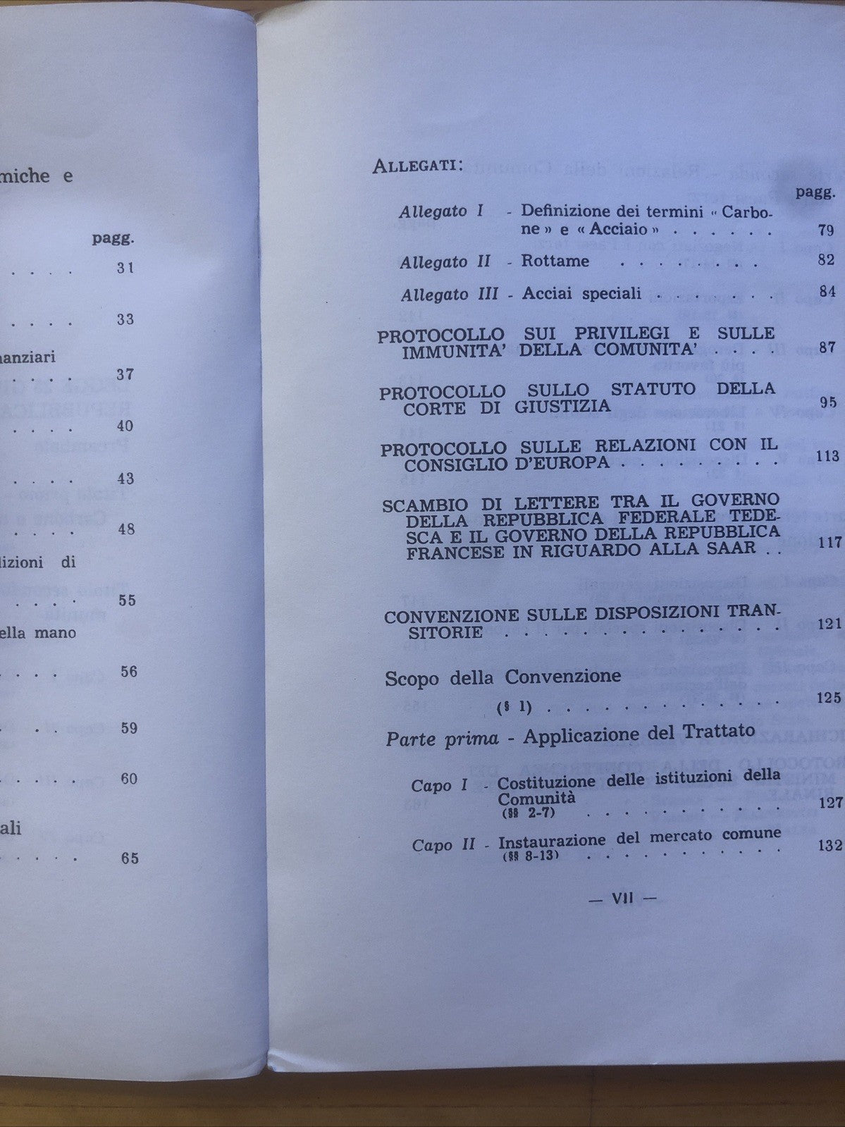 Trattato che istituisce la comunità europea del carbone e dell'acciaio