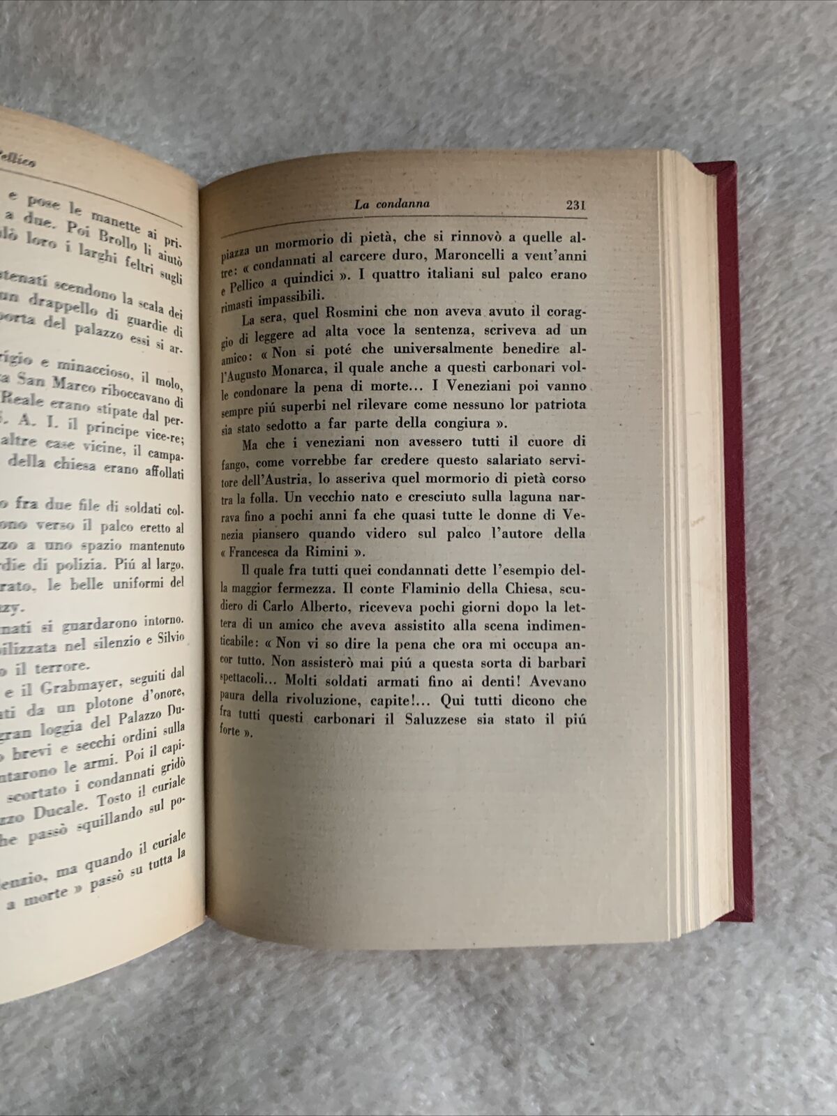 LA VITA DI SILVIO PELLICO - Barbara Allason. A. Mondadori 1933