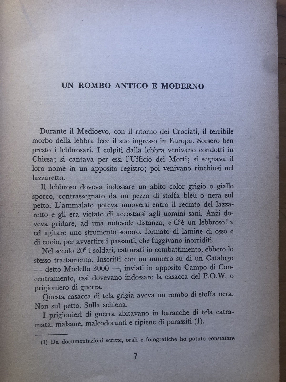 Memorie del Kenya. P.O.W. 329263 Noè Croso 1957