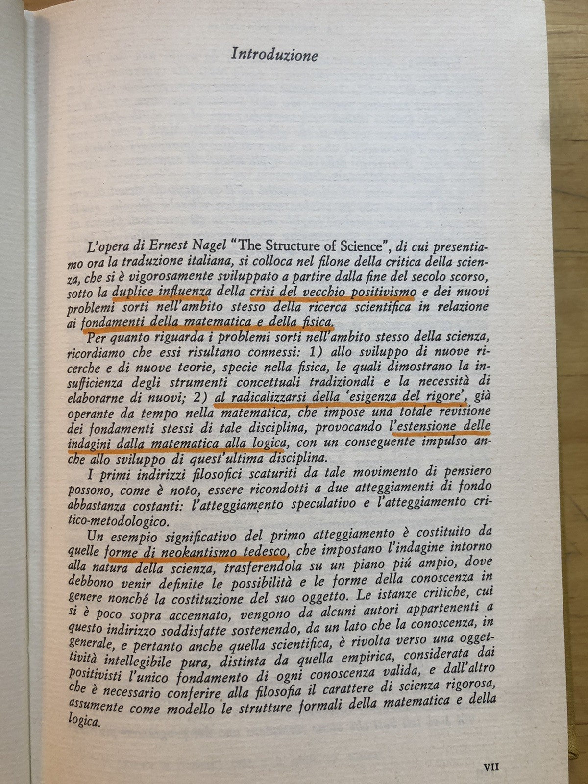 La struttura della scienza, Ernest Nagel - Feltrinelli editore 1981