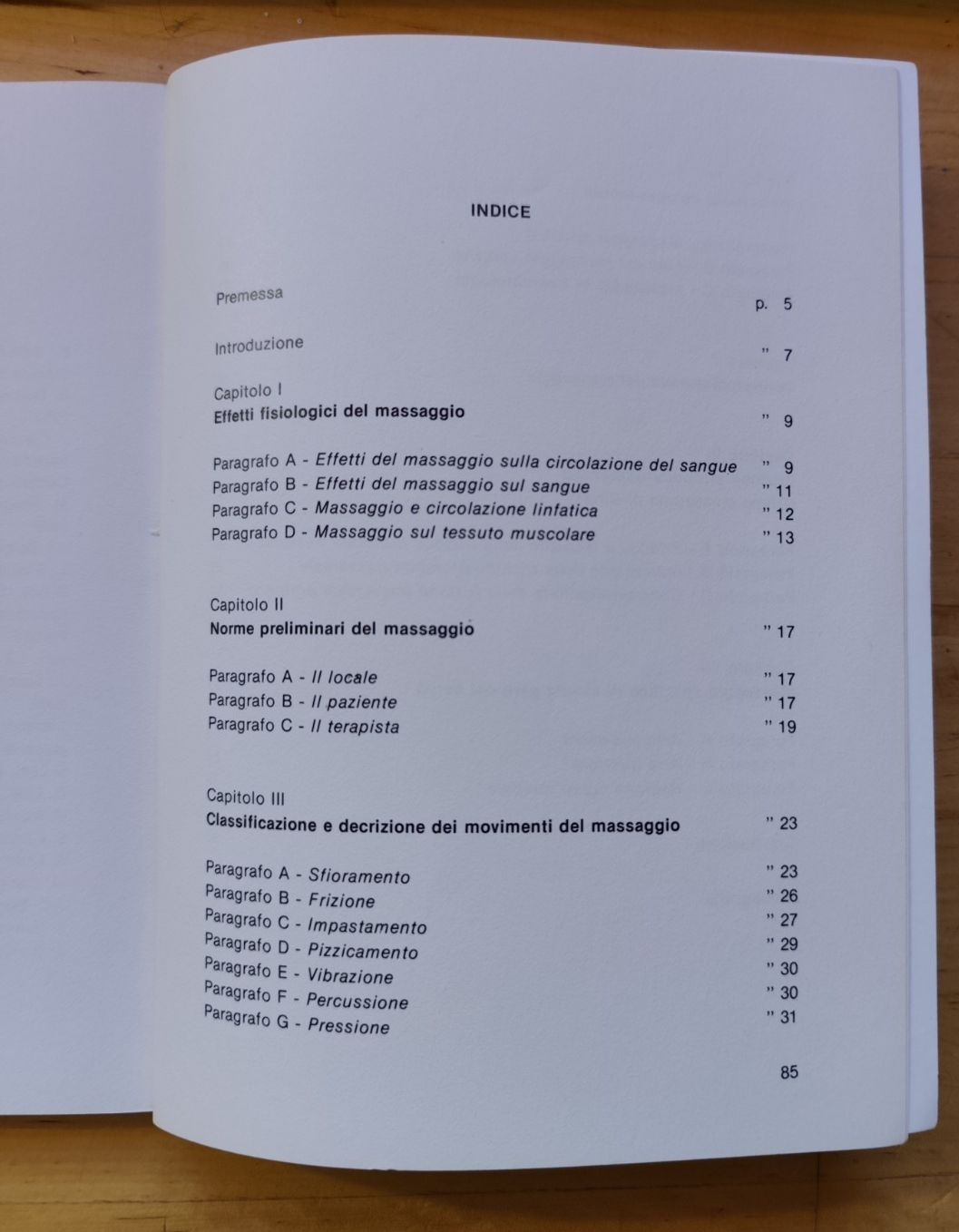 Principi e tecniche del massaggio, G. Lusi - G. Properzi. Marcello Ferri ed.