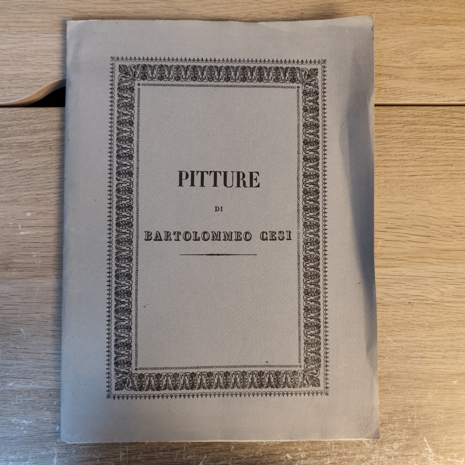 Pitture di Bartolommeo Cesi - Cartella con testo e tavole - Atesa 1972