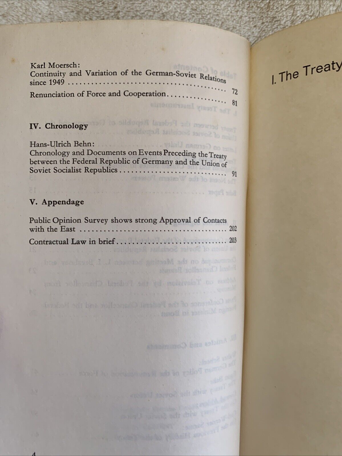 The treaty of August 12, 1970 between Federal Republic of Germany and the Soviet