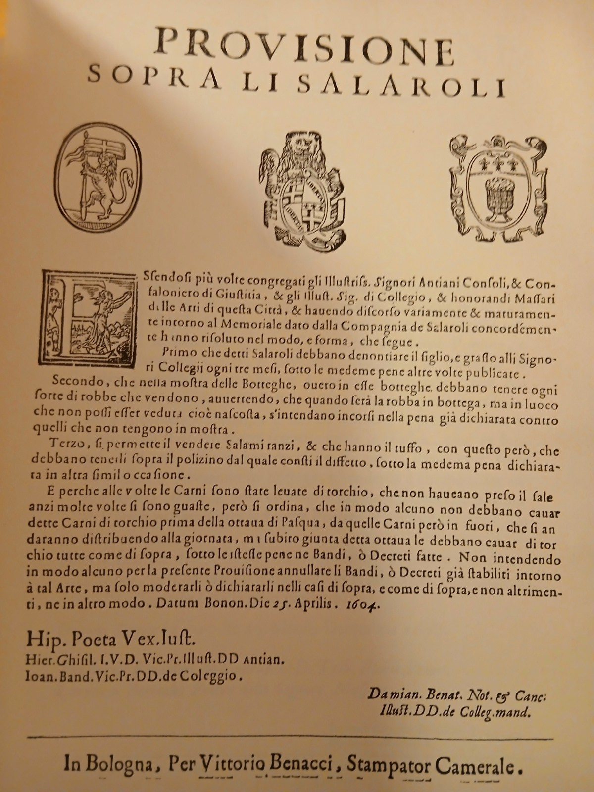 La carne suina nei secoli usi e virtù (Bologna) - Giancarlo Roversi, Vicentini.
