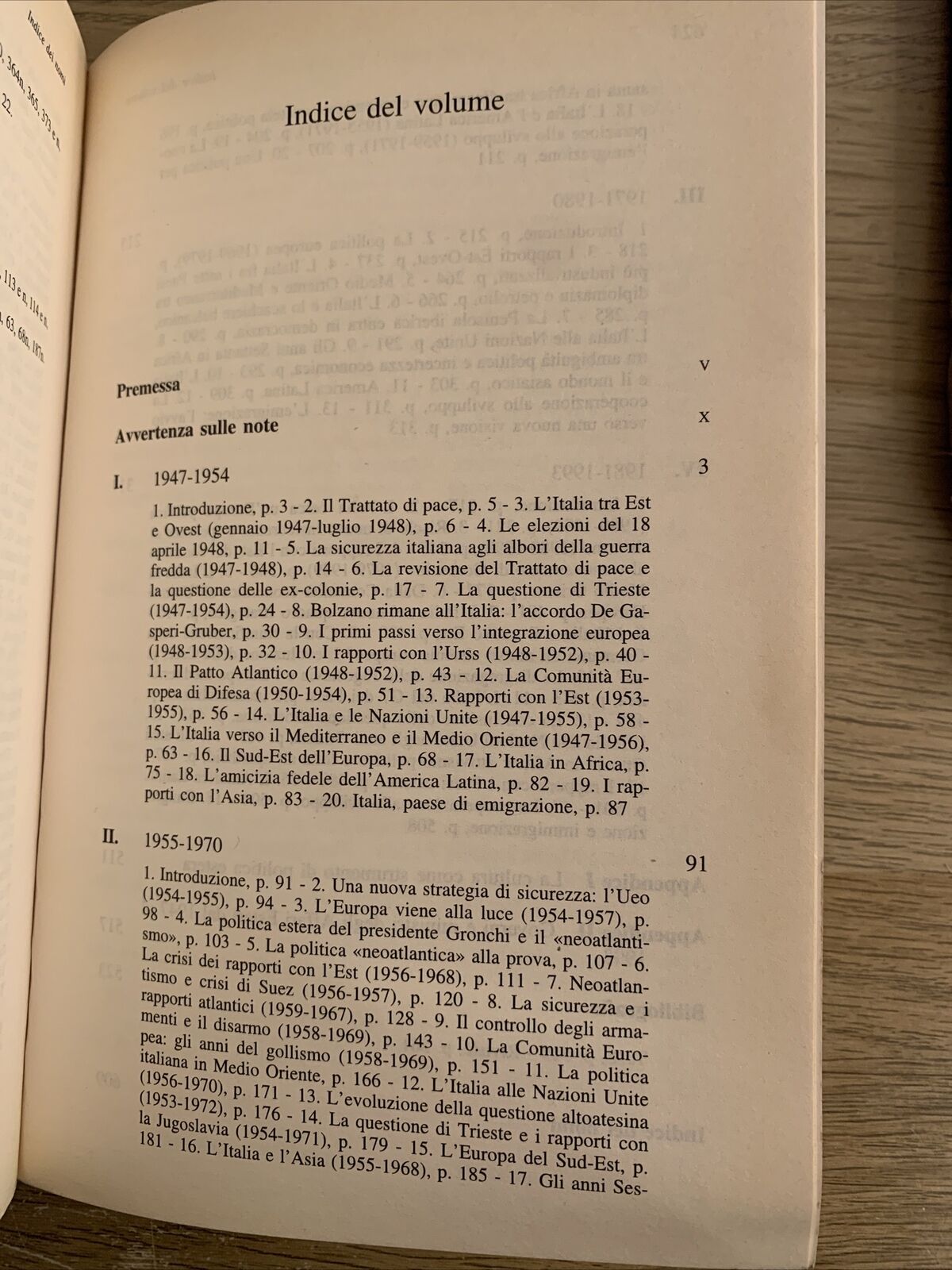 MANUALE DELLA POLITICA ESTERA ITALIANA 1947-1993. FERRARIS. LATERZA 1996