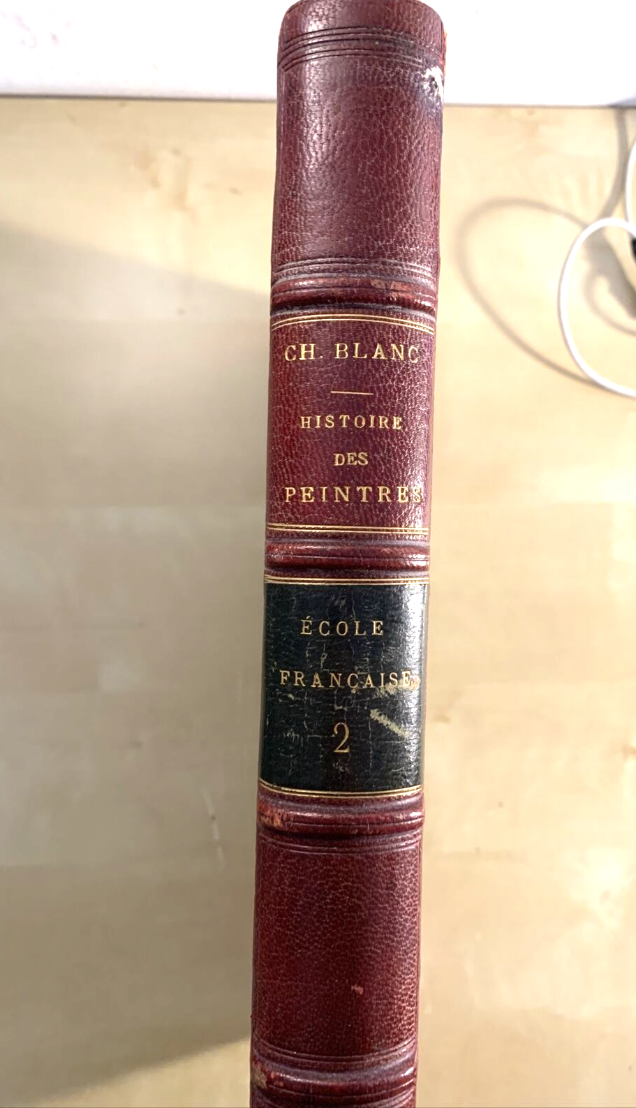 HISTOIRE DES PEINTRES - ÉCOLE FRANCAISE. CHARLES BLANC. RENOUARD 1862. tome 2 #