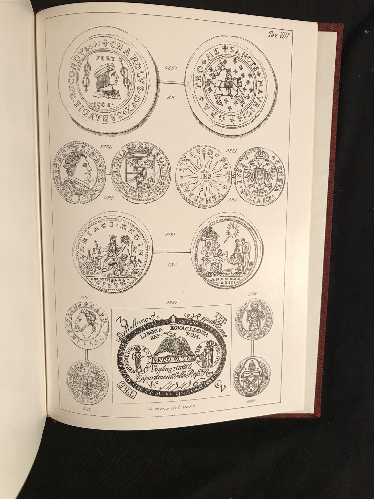 CATALOGO DELLE MONETE ITALIANE medioevali e moderne Cav. G. Rossi -A. FORNI ED.