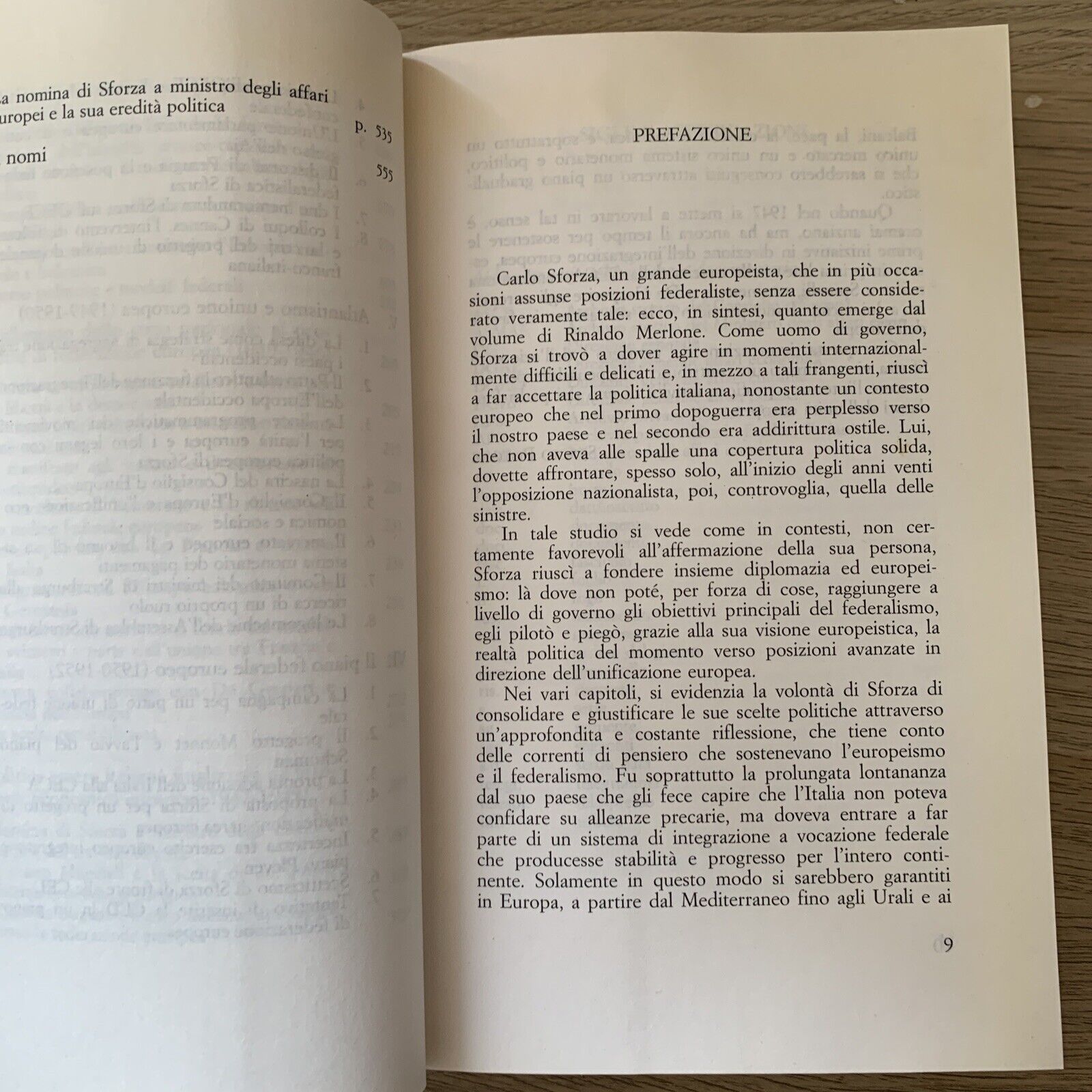 L'unificazione europea nel pensiero e nell'azione di Carlo Sforza. Merlone R. #
