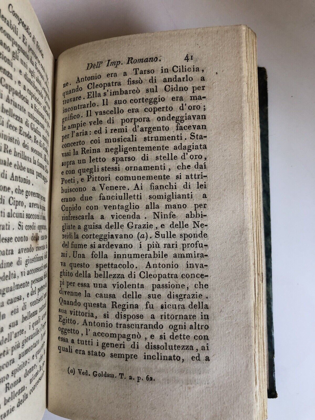 Compendio della Storia Romana, dalla fondazione . .Dottor Goldsmith 2 tomi, 1804