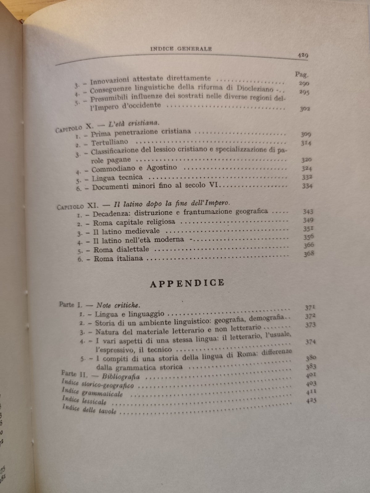 Storia della lingua di Roma, Giacomo Devoto - Cappelli ed. 1969