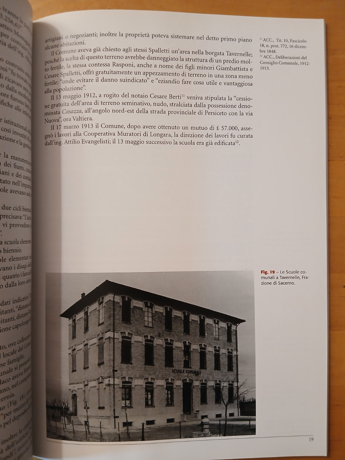 Calderara di Reno Bologna, Le trasformazioni della sede municipale e il percorso