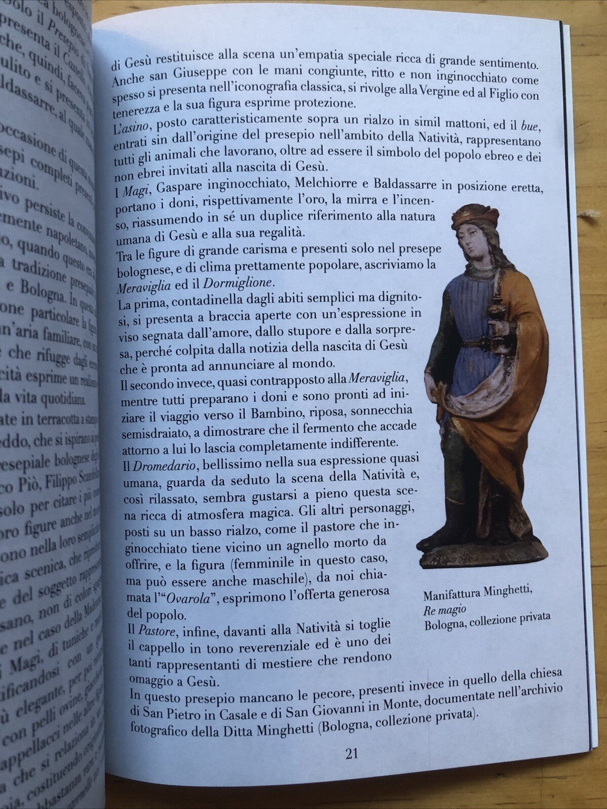 La tradizione che continua un presepio della manifattura Minghetti - Davia Barge