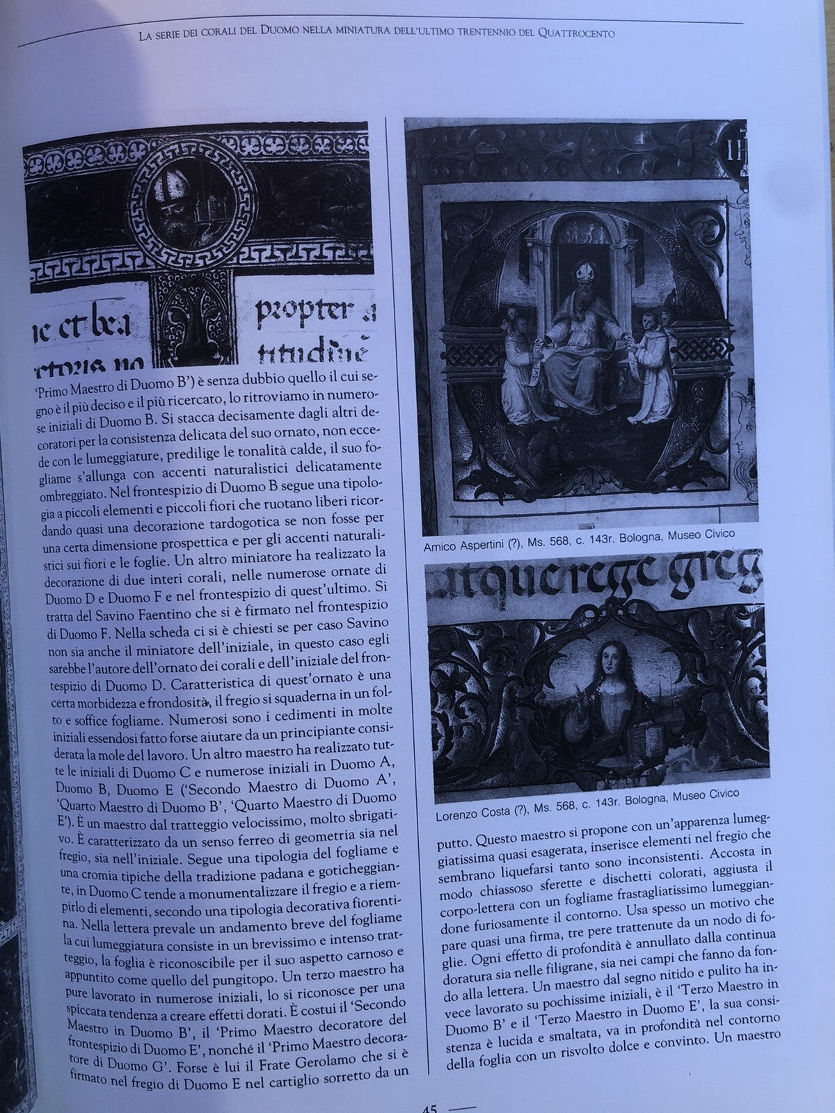 Corali miniati del quattrocento nella biblioteca Malatestina, Fabbri Editori