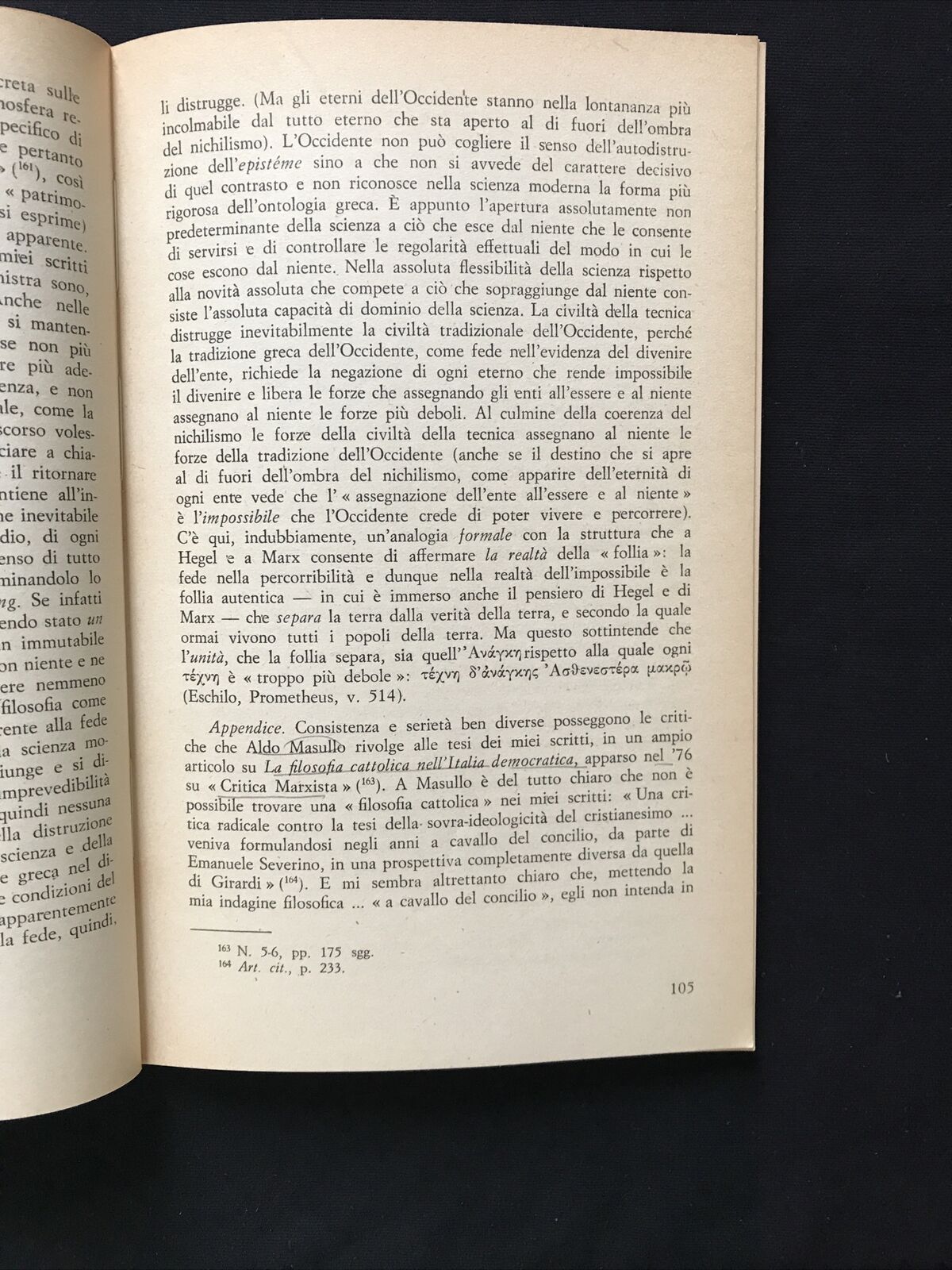 GLI ABITATORI DEL TEMPO, Emanuele Severino, armando ed. Filosofia .... d'oggi #
