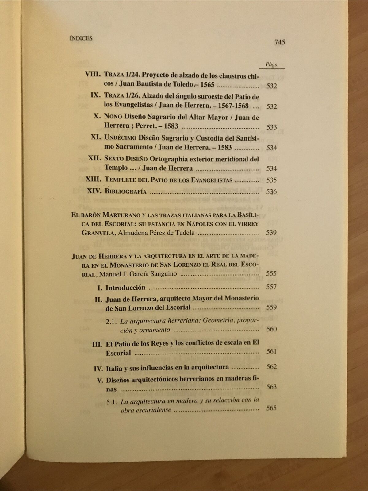 El Monasterio del Escorial y la arquitectura : actas del Simposium