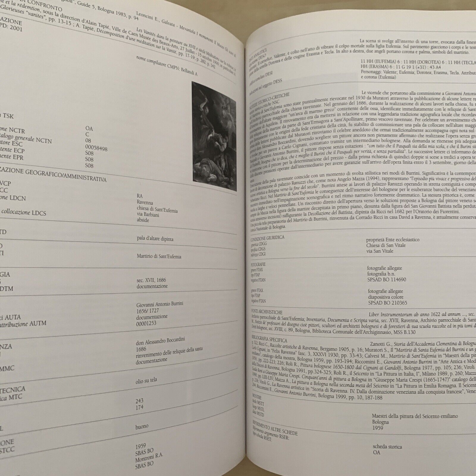 LO SPAZIO IL TEMPO LE OPERE Il catalogo del Patrimonio culturale. Silvana 2001 #