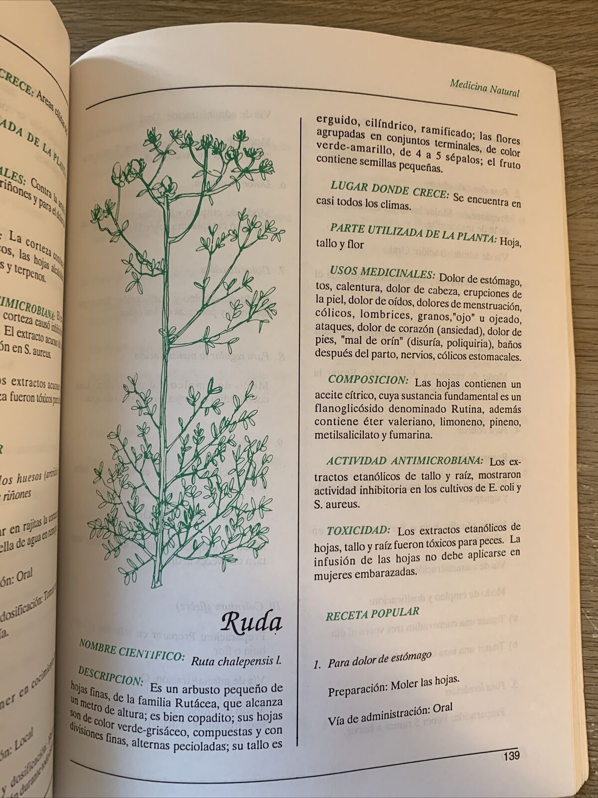 Plantas de uso Medicinal en centro America. Piante medicinali de centro America