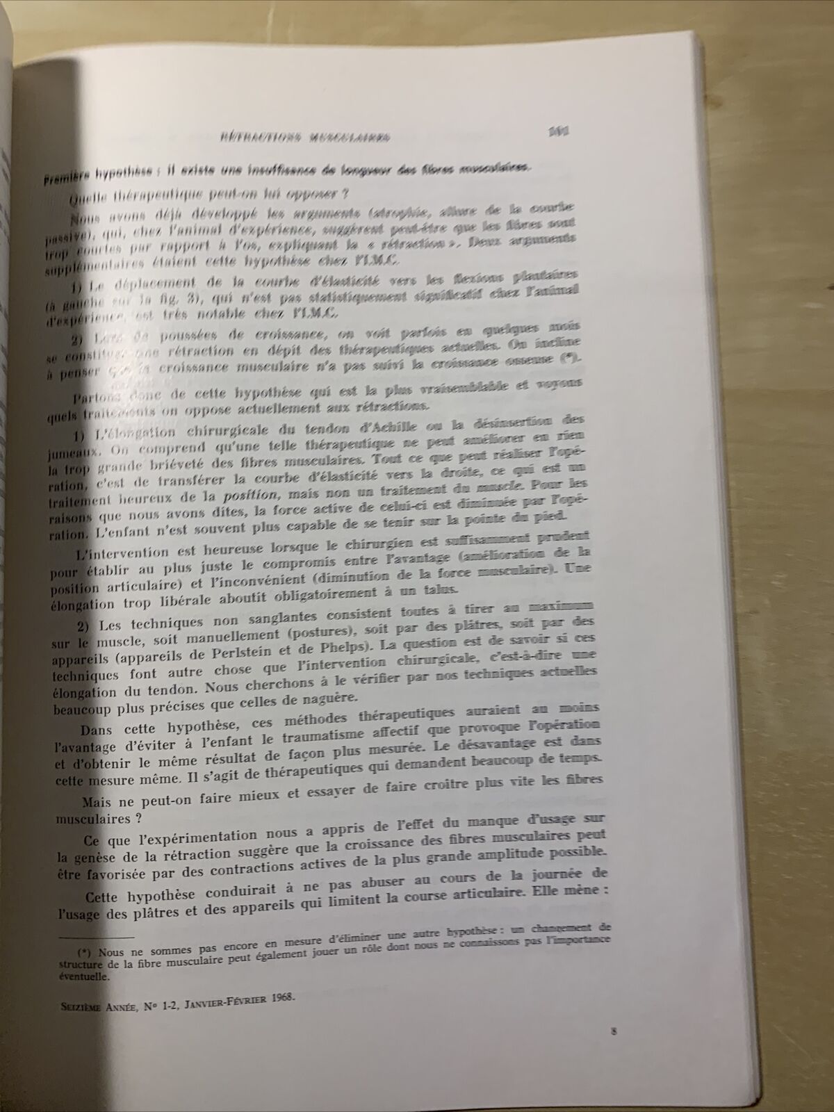 Revue neuropsychiatrie infantile d'hygiène mentale de l'enfance N 1 - 2. 16 anne
