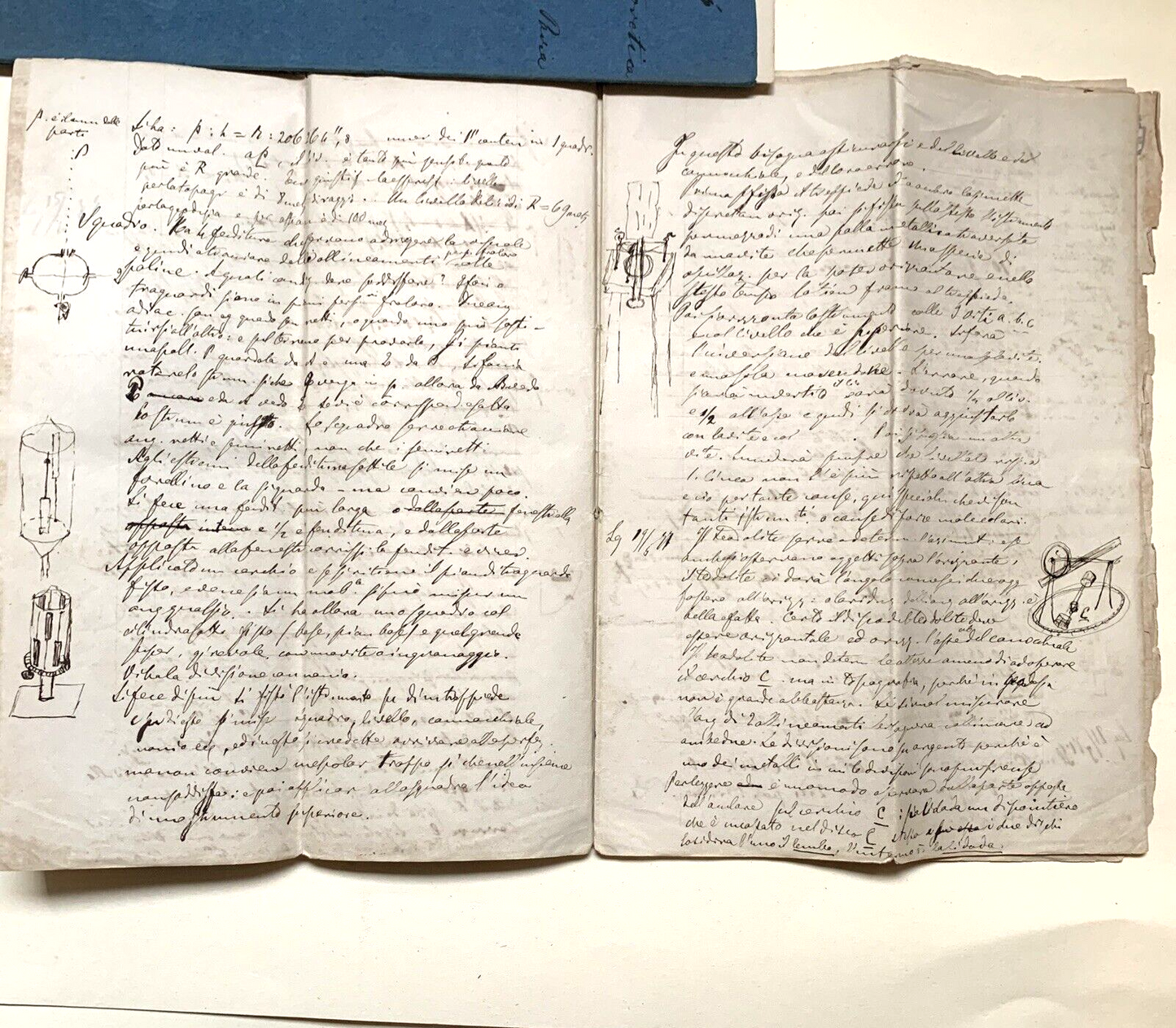 GOBBI BELCREDI Università Pavia 1876, Appunti di suo studente GEODESIA TEORETICA