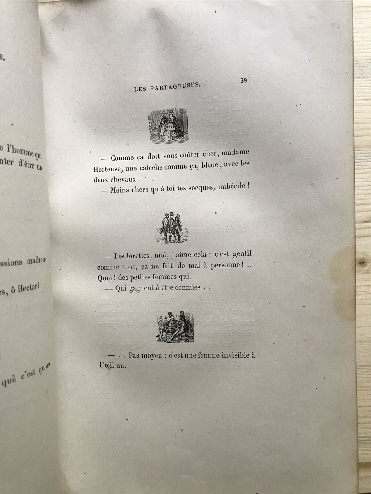 GAVARNI masques et visages 1868, libraire du figaro