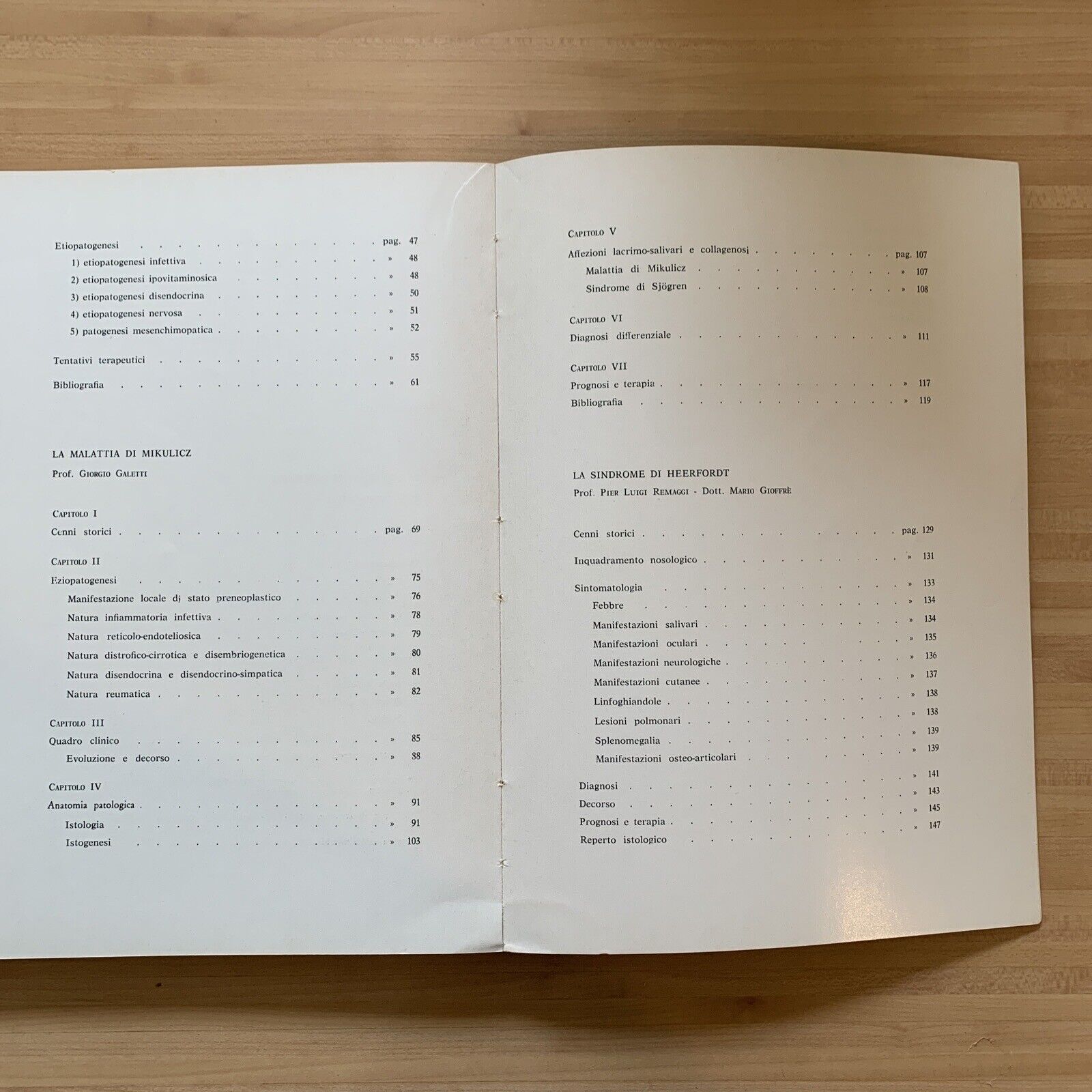 SINDROMI E MALATTIE OCULO SALIVARI - Remaggi, Lecco, Galetti. Toschi 1963