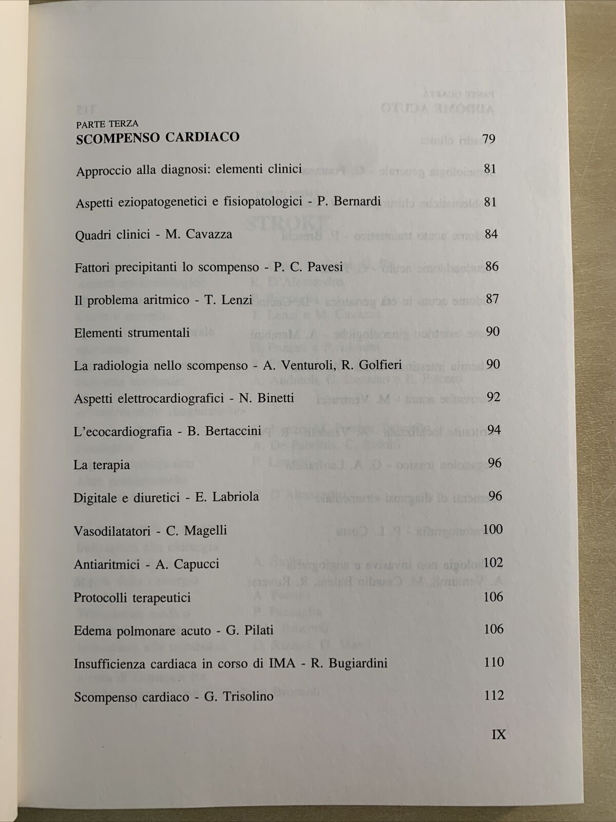 ARGOMENTI DI MEDICINA D'URGENZA - DiBattista, Lenzi, Vandelli, Fontana 1990 #