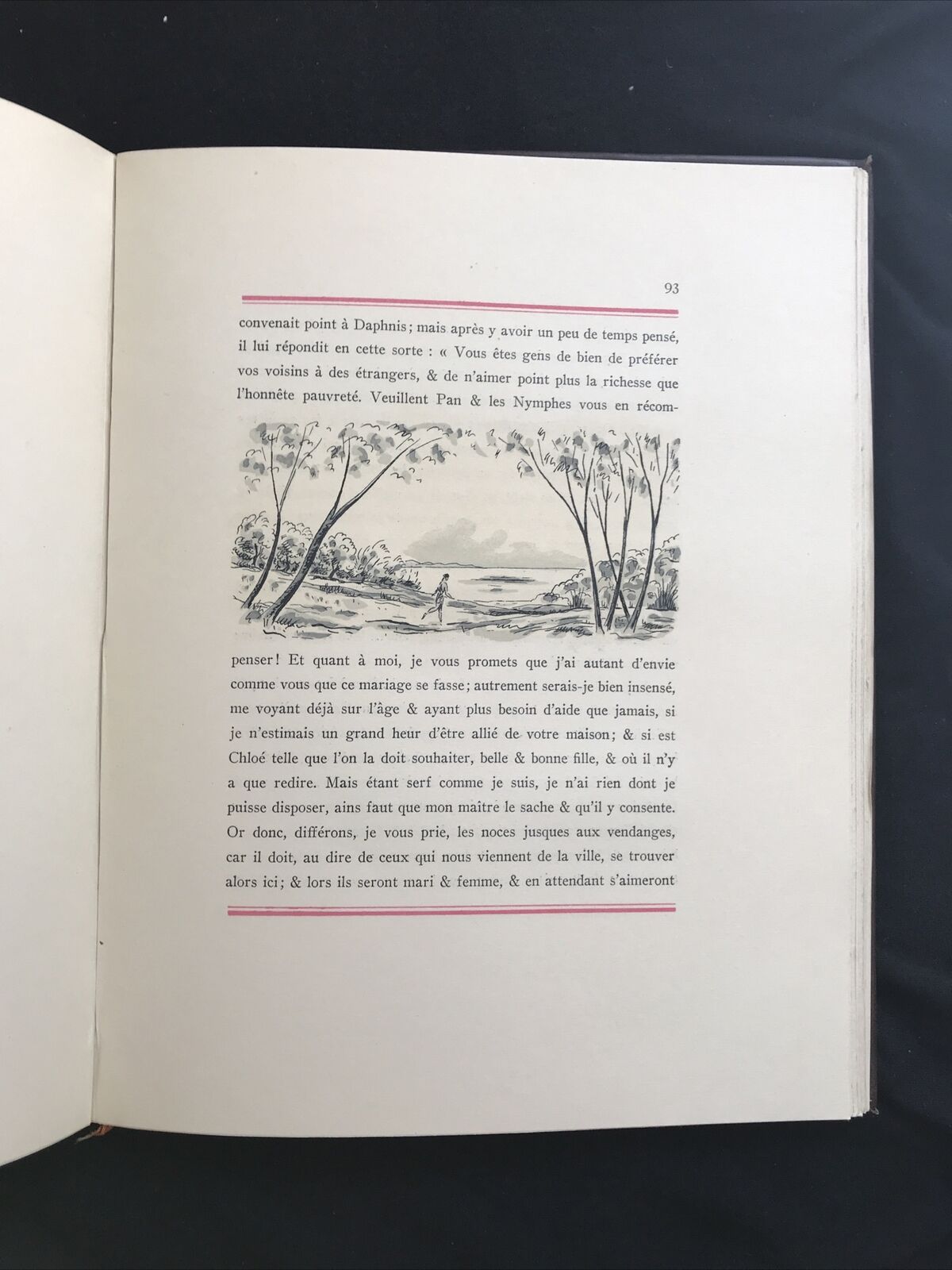 Les Pastorales de Longus ou Daphnis & Chloé, Trad. J. Amyot-L'image littéraire