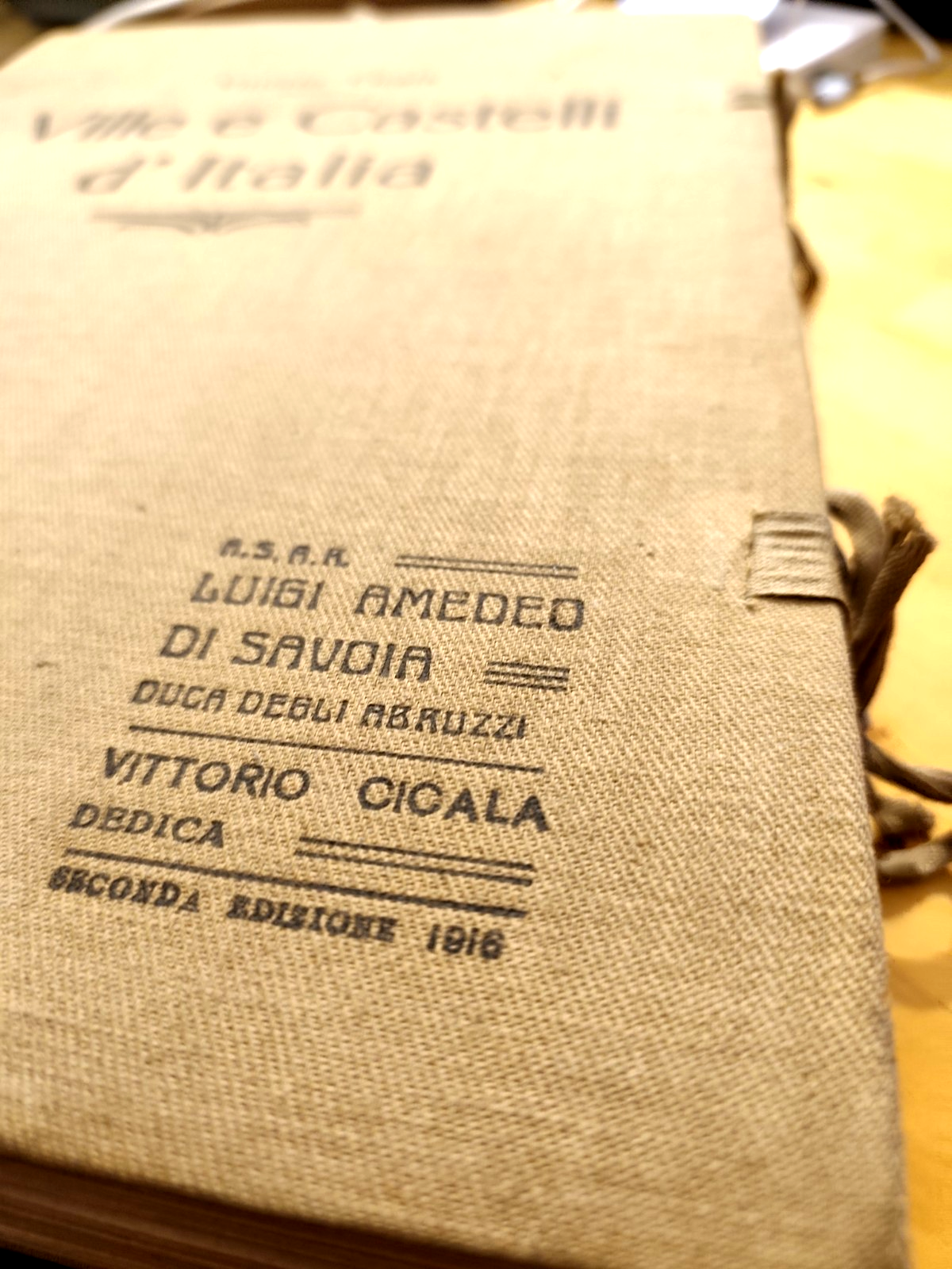 Ville e castelli d'Italia Piemonte e Liguria, Vittorio Cicala, Modiano, 1915