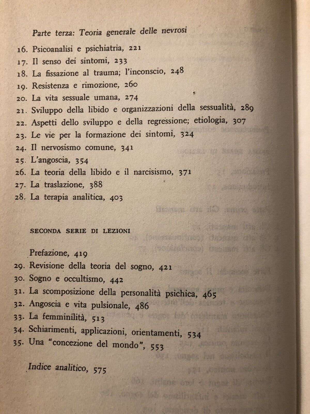 Sigmund Freud, introduzione alla psicoanalisi Psicopatologia della vita quotidia