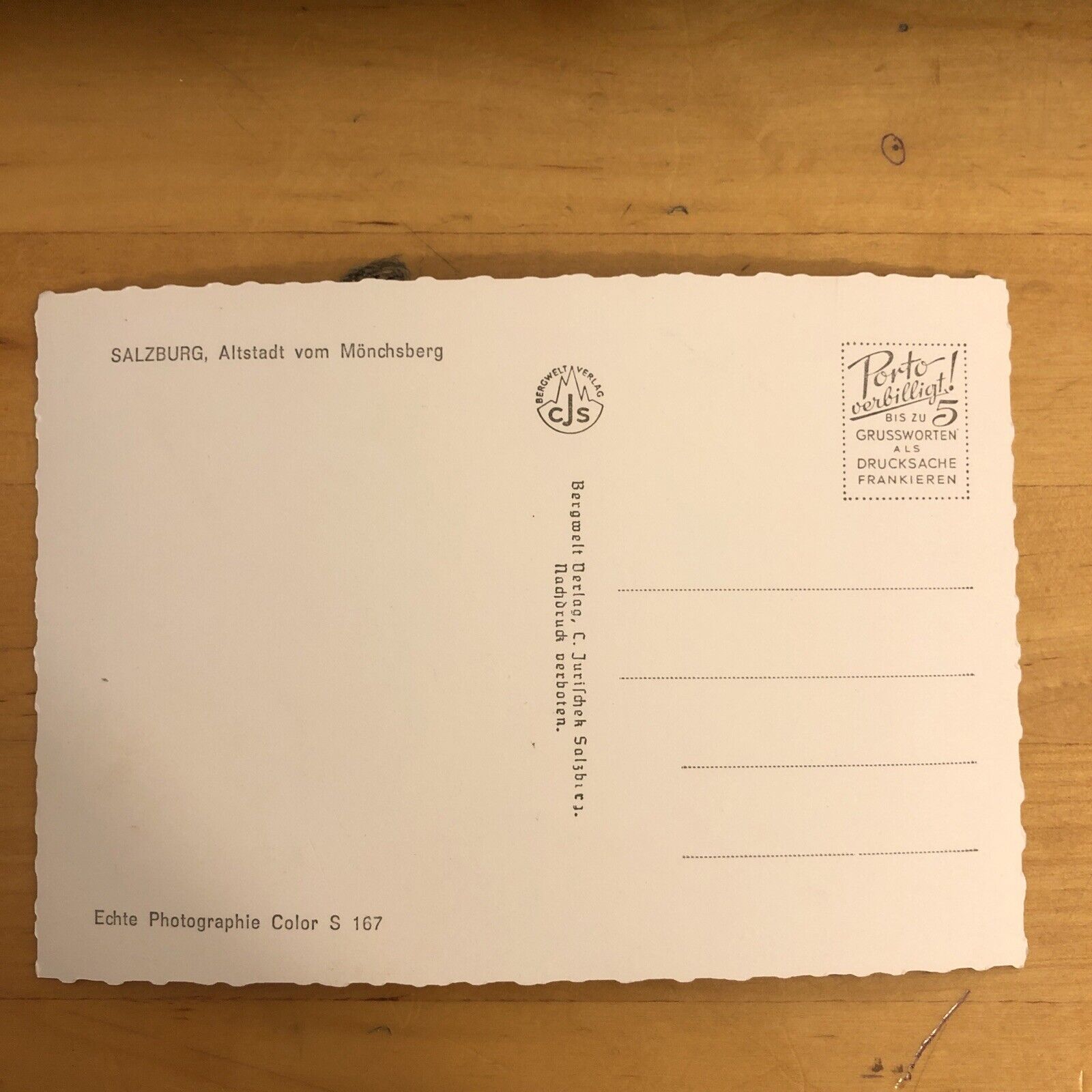 CARTOLINA - SALZBURG - NON  VIAGGIATA