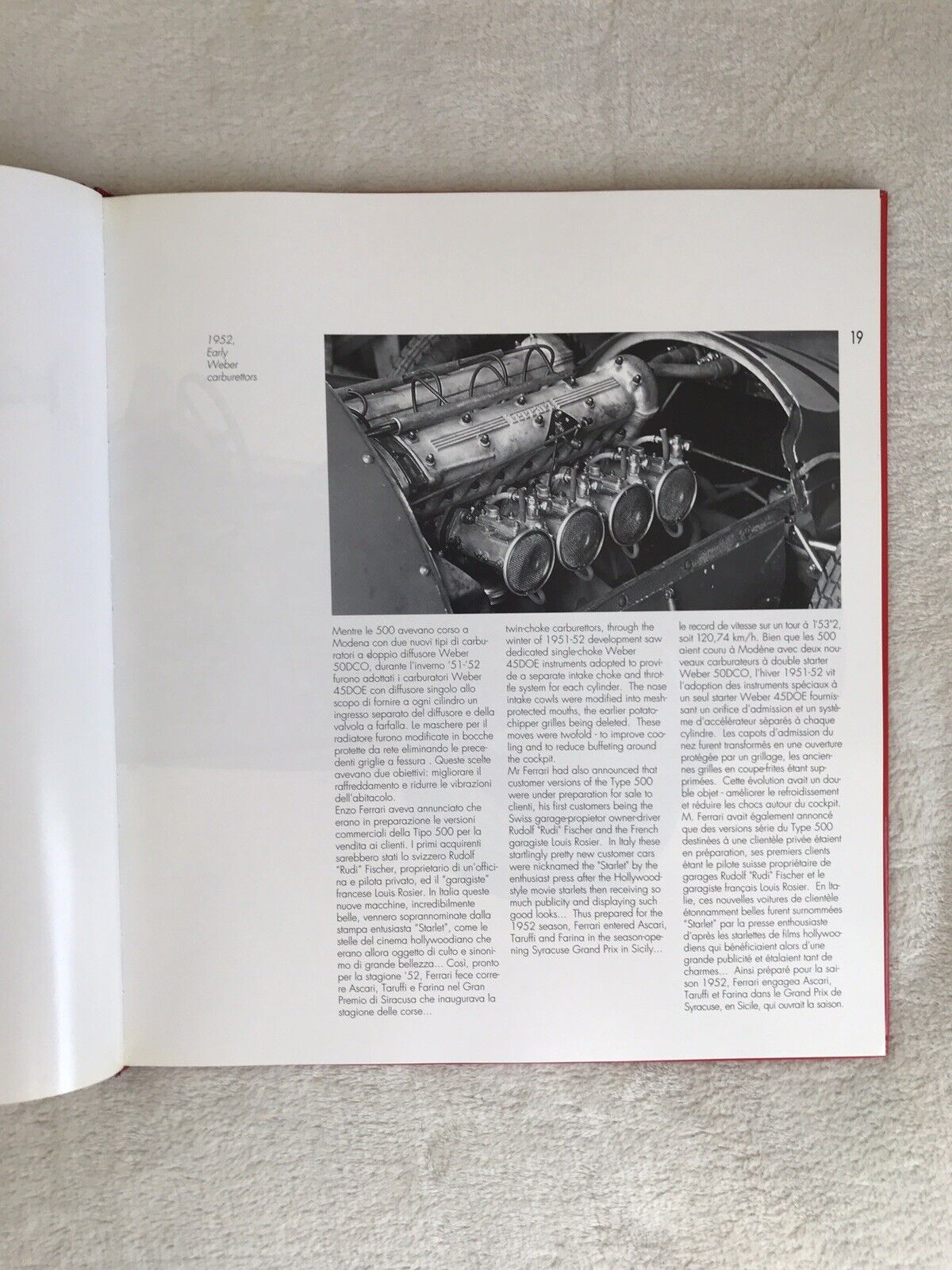 Ferrari 500 f2 - Cavalleria. Doug Nye, Pietro Carrieri