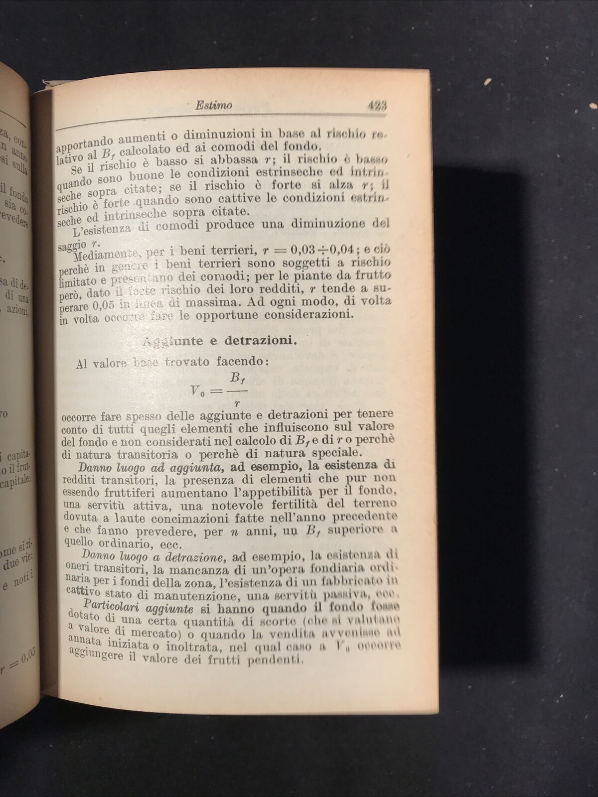 MANUALE DEL GEOMETRA, Luigi Gasparrelli - Hoepli nona edizione 1954