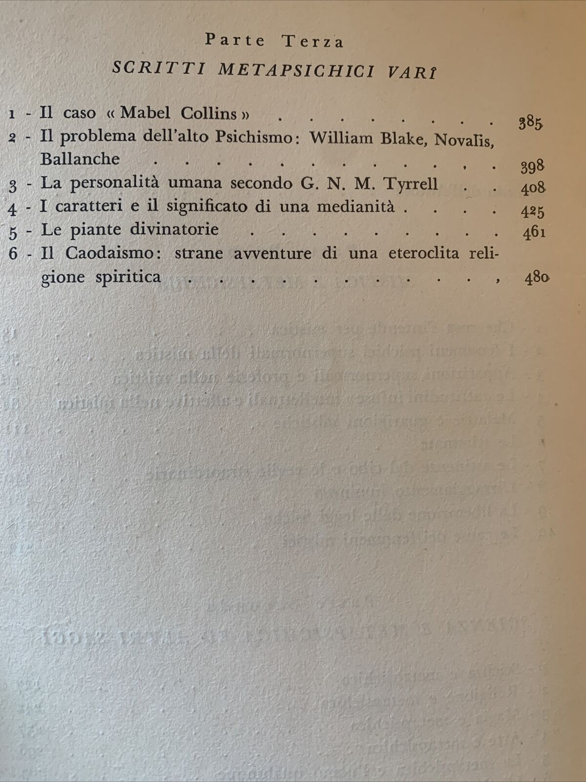 Mistica e Metapsichica. V. Vezzani 1958. misticismo, esoterismo