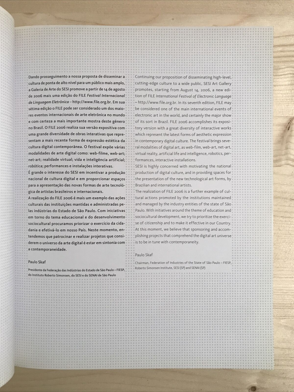 Festival linguagem eletrônica - Electronic language international festival 2006