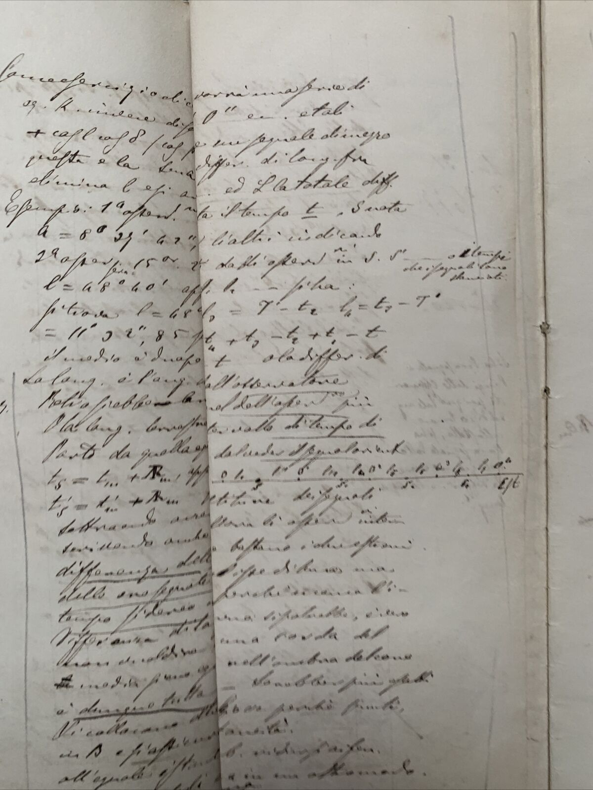 GOBBI BELCREDI Università Pavia 1876, Appunti di suo studente GEODESIA TEORETICA