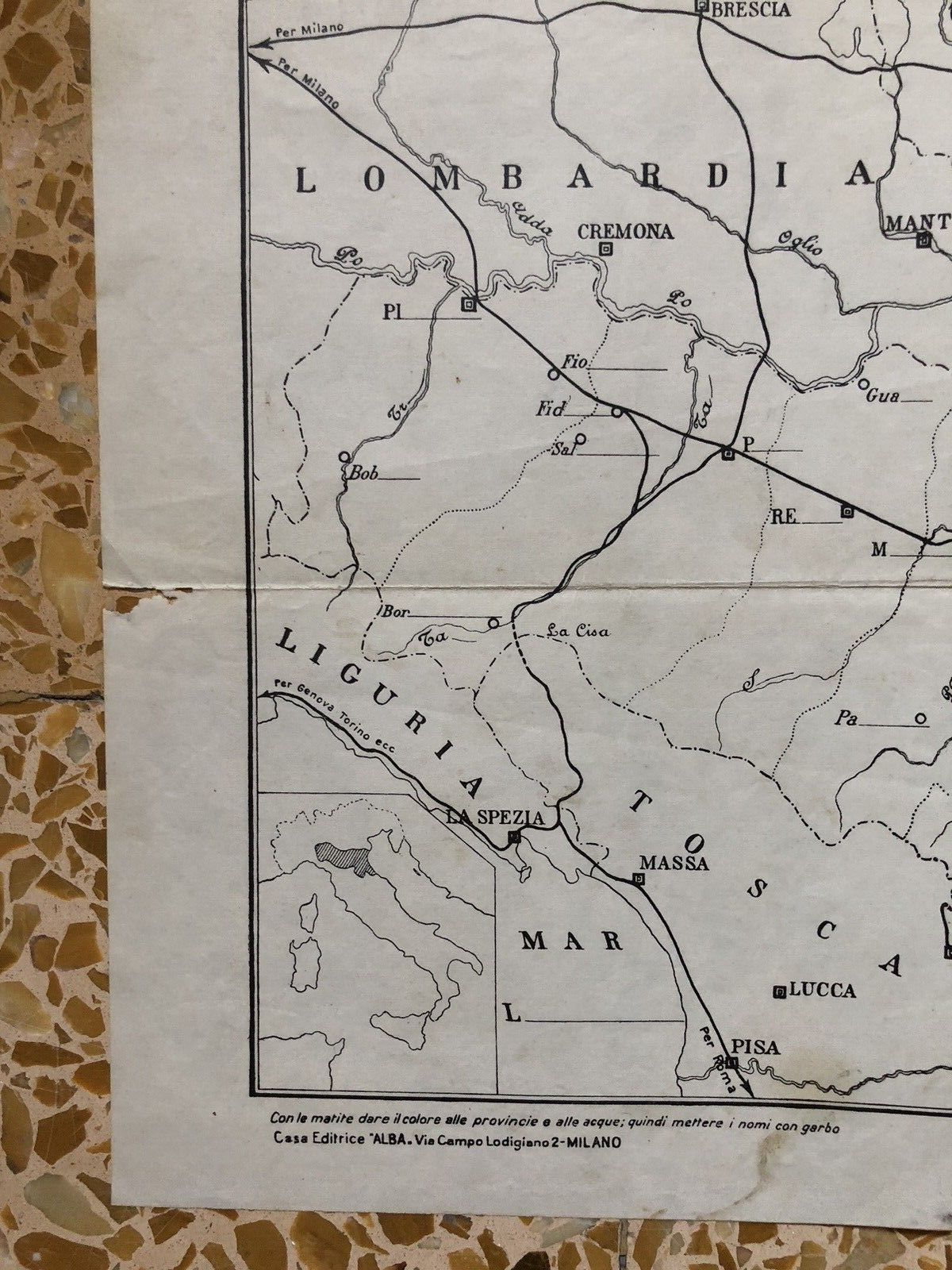 CARTOGRAFIA - EMILIA FISICA, EMILIA POLITICA