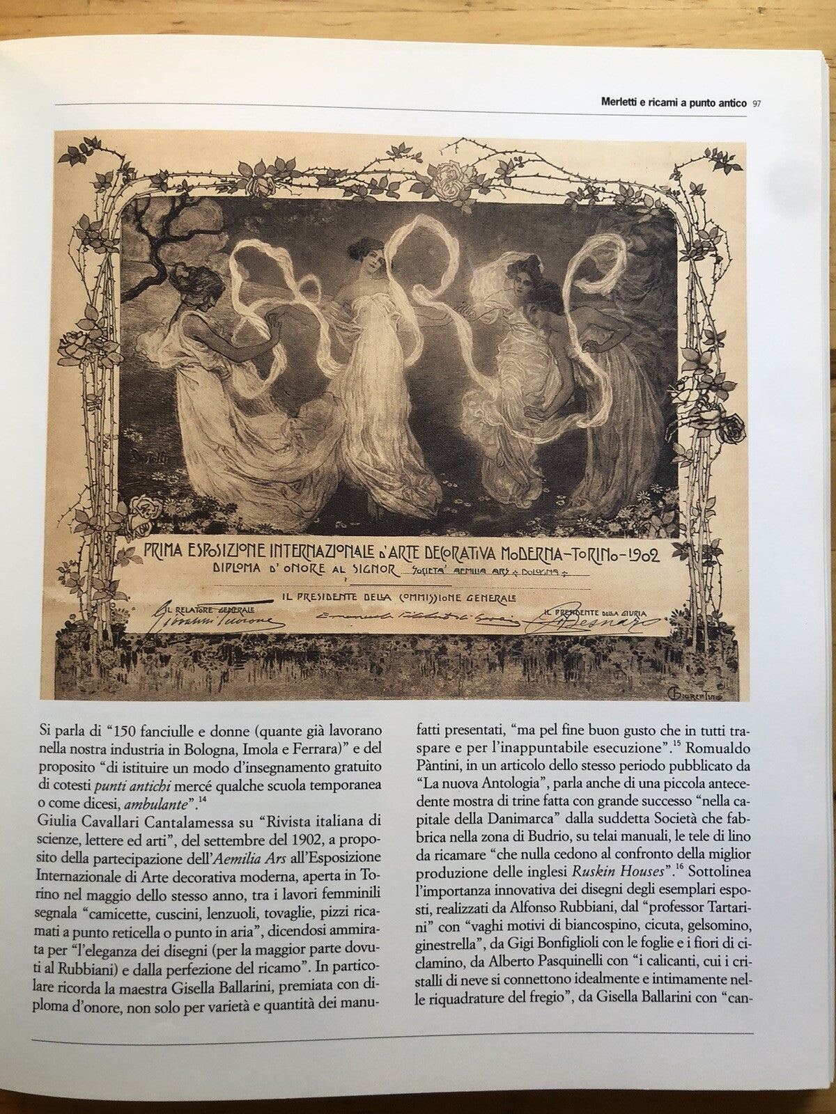 Aemilia Ars arts and crafts a Bologna 1898-1903 Artigianato arte Bologna A+G ed.