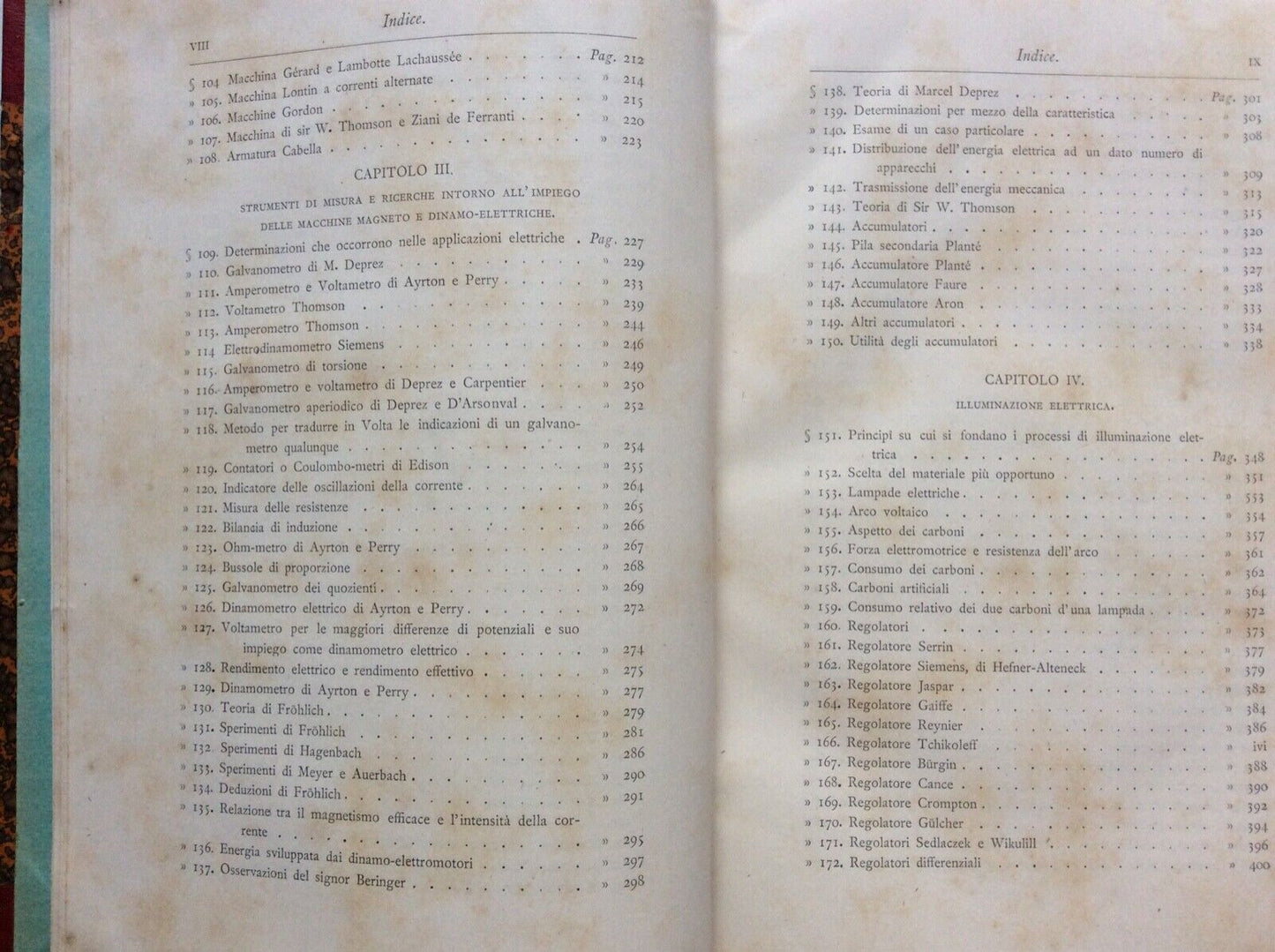 RINALDO FERRINI,RECENTI PROGRESSI NELLE APPLICAZIONI DELL’ELETTRICITÀ.1884 Hoepl