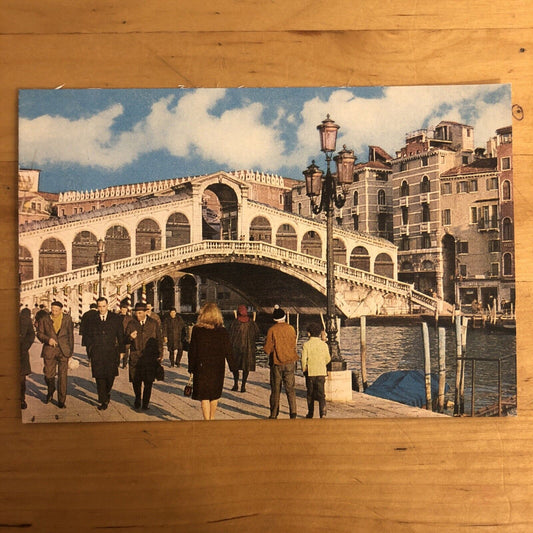 CARTOLINA - VENEZIA PONTE DI RIALTO. NON VIAGGIATA