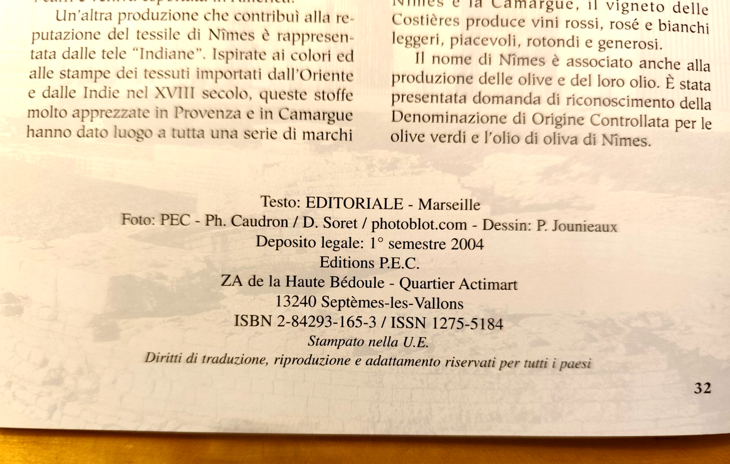 Nimes edizione italiana P.E.C. edizioni 2004