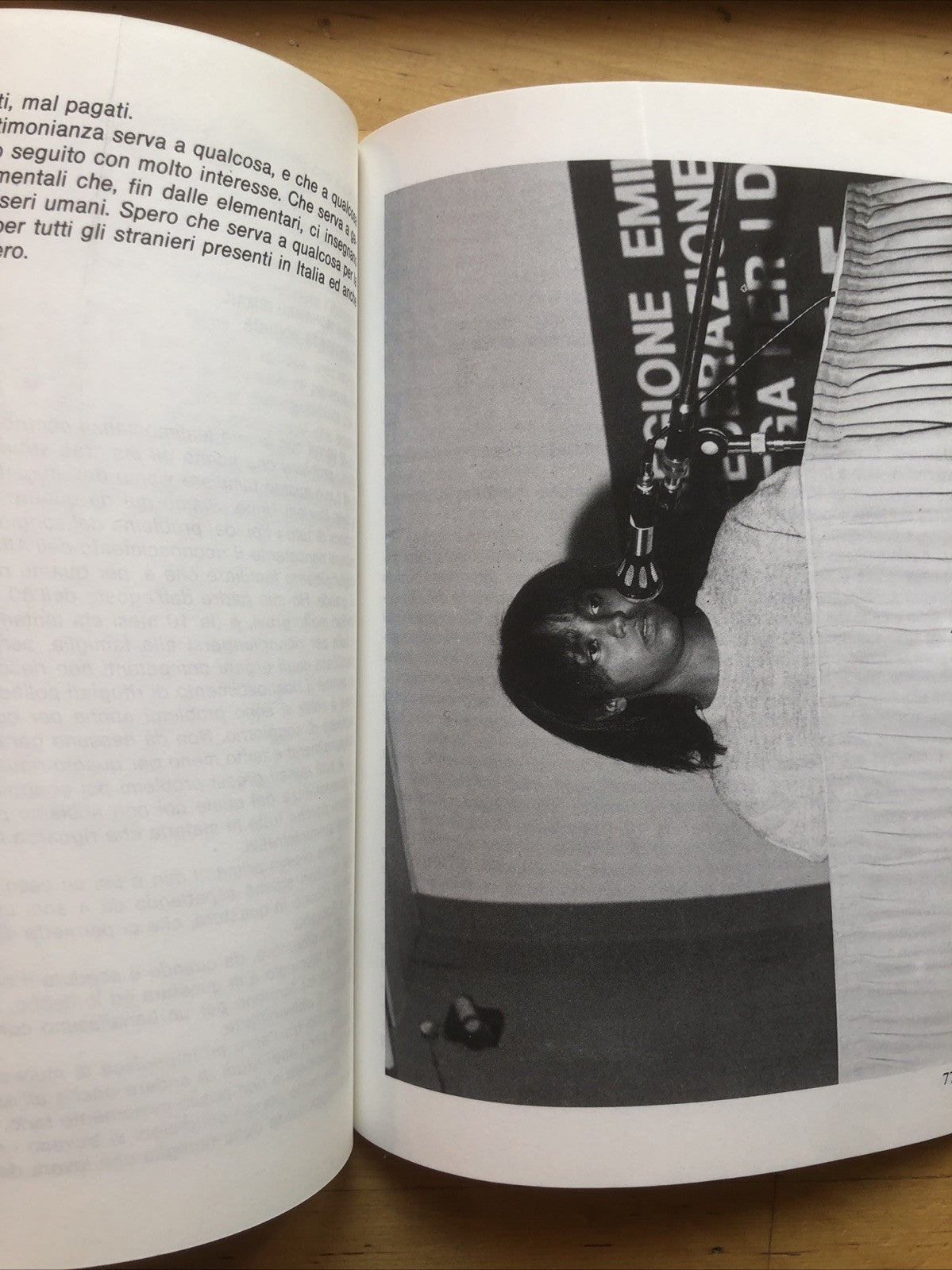 Quale legislazione per i lavoratori stranieri in Italia, Emilia Romagna 1983